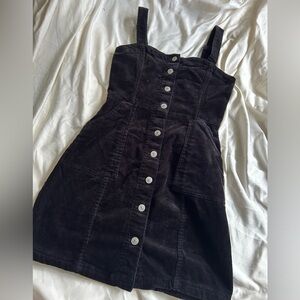 H&M corduroy overall dress size 4